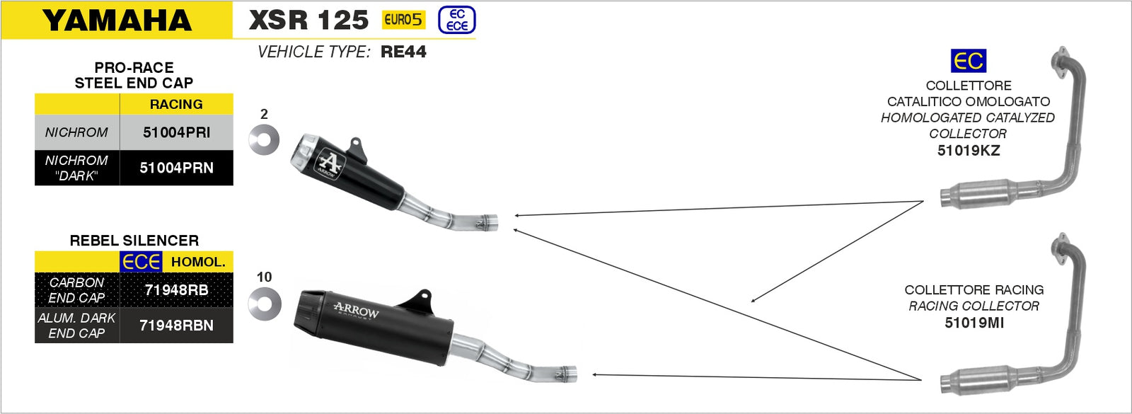 51019KZ Catalytic Homologated Header