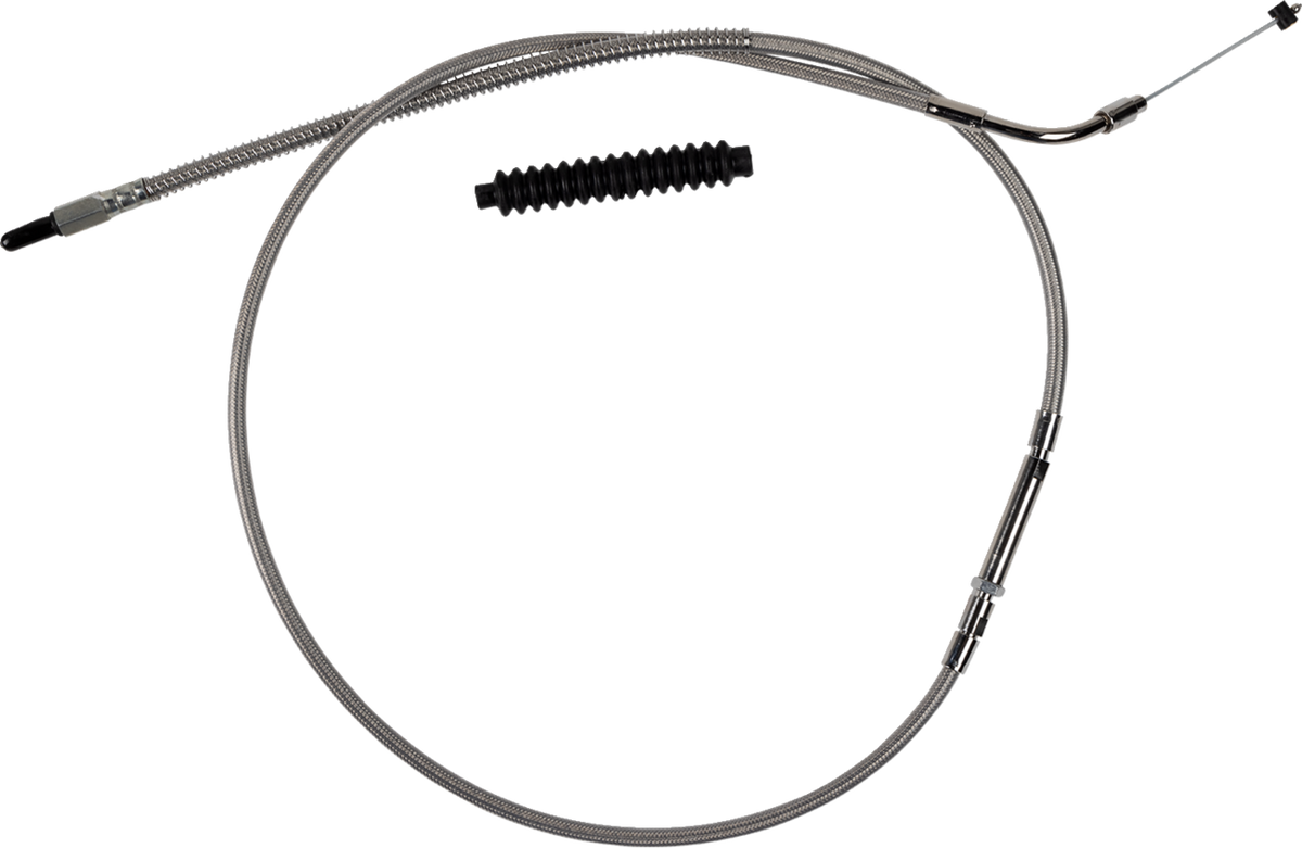 Barnett High-Efficiency Stainless Steel Clutch Cable For Harley-Davidson - Standard - '23-'24 FLHXSE
