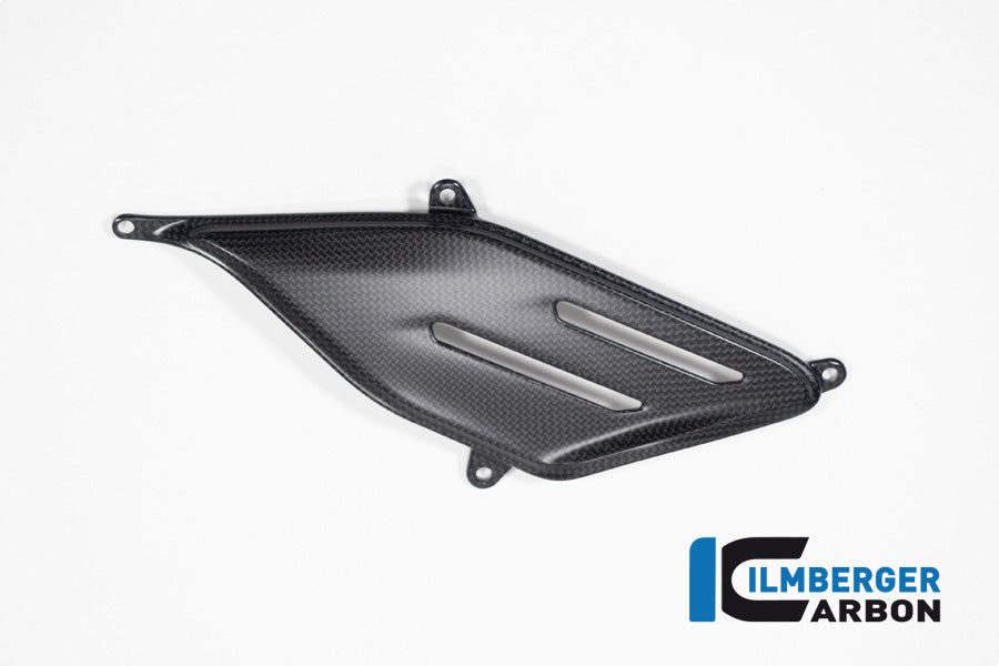 Ilmberger Carbon Panel On The Exhaust Cover On The Right Belly Pan Ducati Panigale V4 S From 2022 - Matte / Plain