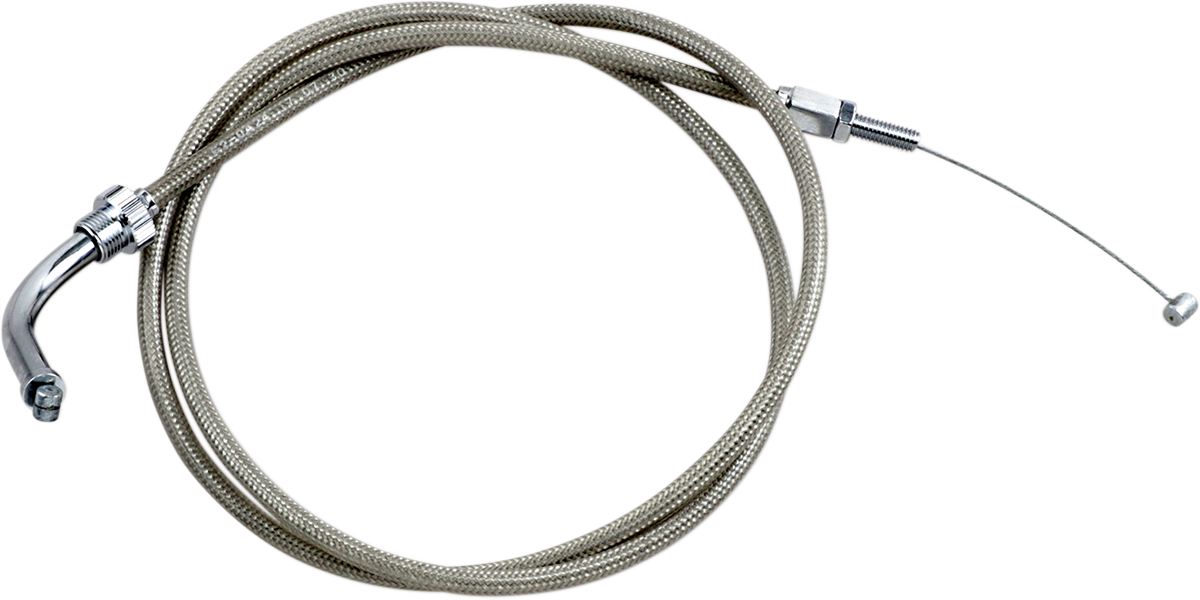 Motion Pro Armor Coat Stainless Steel Throttle/Idle Cable For Cruisers - Push - VTX1300
