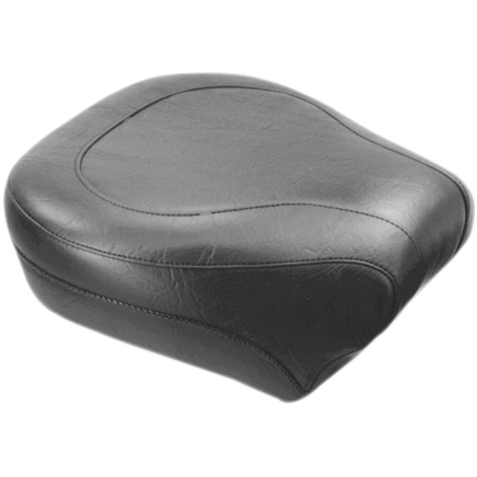 Mustang Wide Rear Seat - Smooth - Black - FLST '00-'15