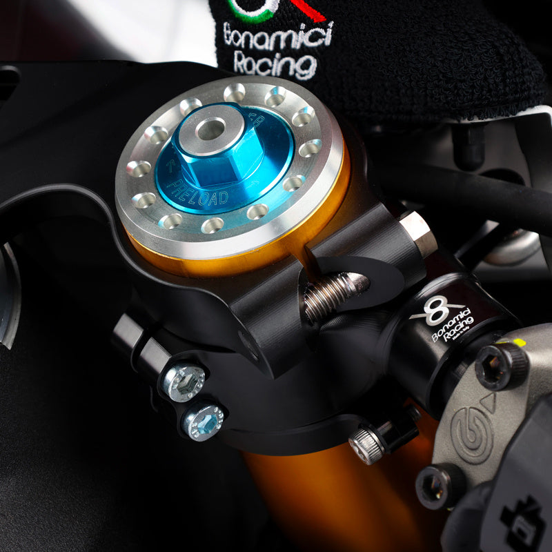 Bonamici Racing Non-Raised Clip-Ons - Diameter 53 MM - Ducati Panigale V2