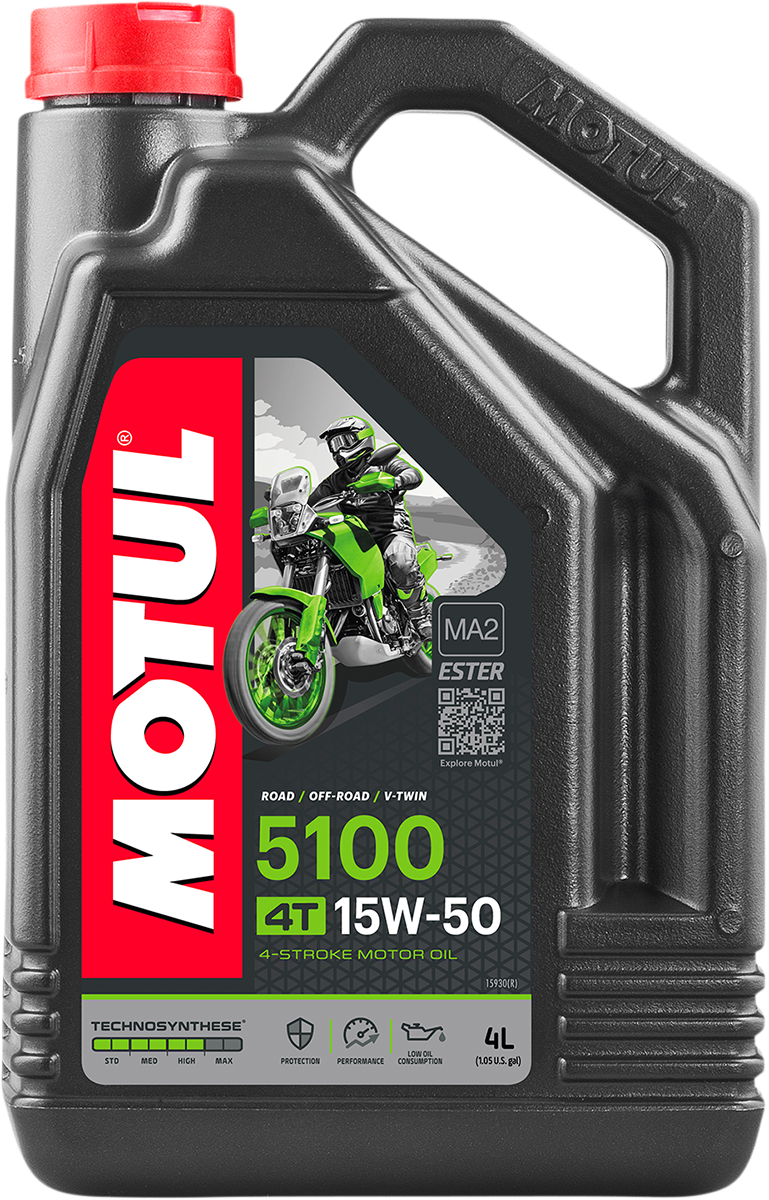 Motul 5100 4T Synthetic Blend Oil - 15w-50 - 4L