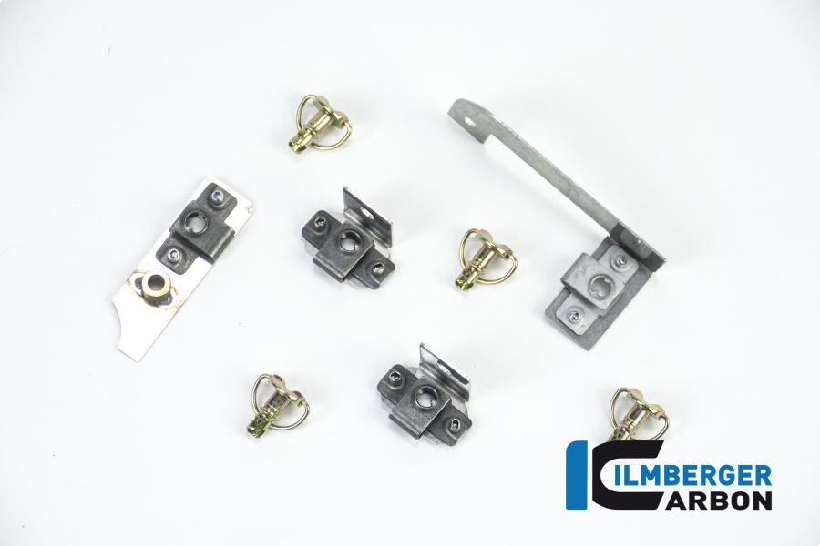 Ilmberger Carbon Fairing Holder Set 4-Piece (Holder For Side Panels And Engine Spoiler Racing)
