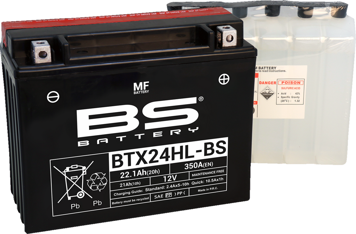 BS Battery Battery - BTX24HL-BS (YTX)
