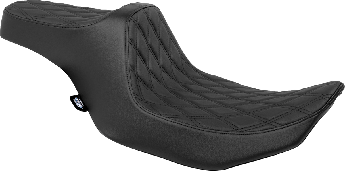Drag Specialties Seats Predator III Seat - Double Diamond - Black - FLT/FLH '23-'24