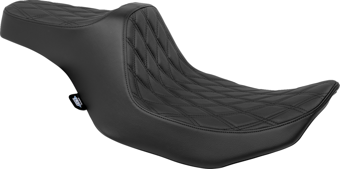 Drag Specialties Seats Predator III Seat - Double Diamond - Black - FLT/FLH '23-'24
