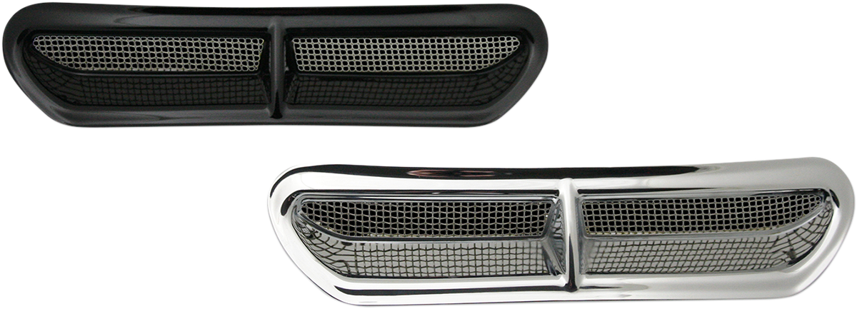 Custom Dynamics Fairing Vent Cover - Black