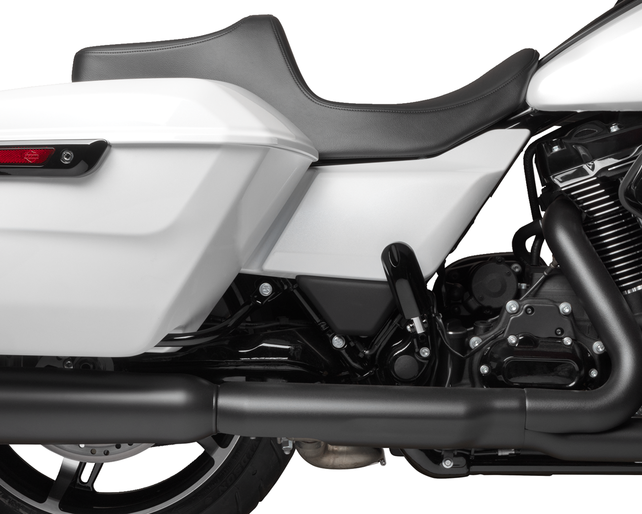 Drag Specialties Seats Predator III Seat - Smooth - Black Solar Leather - FLT/FLH '23-'24