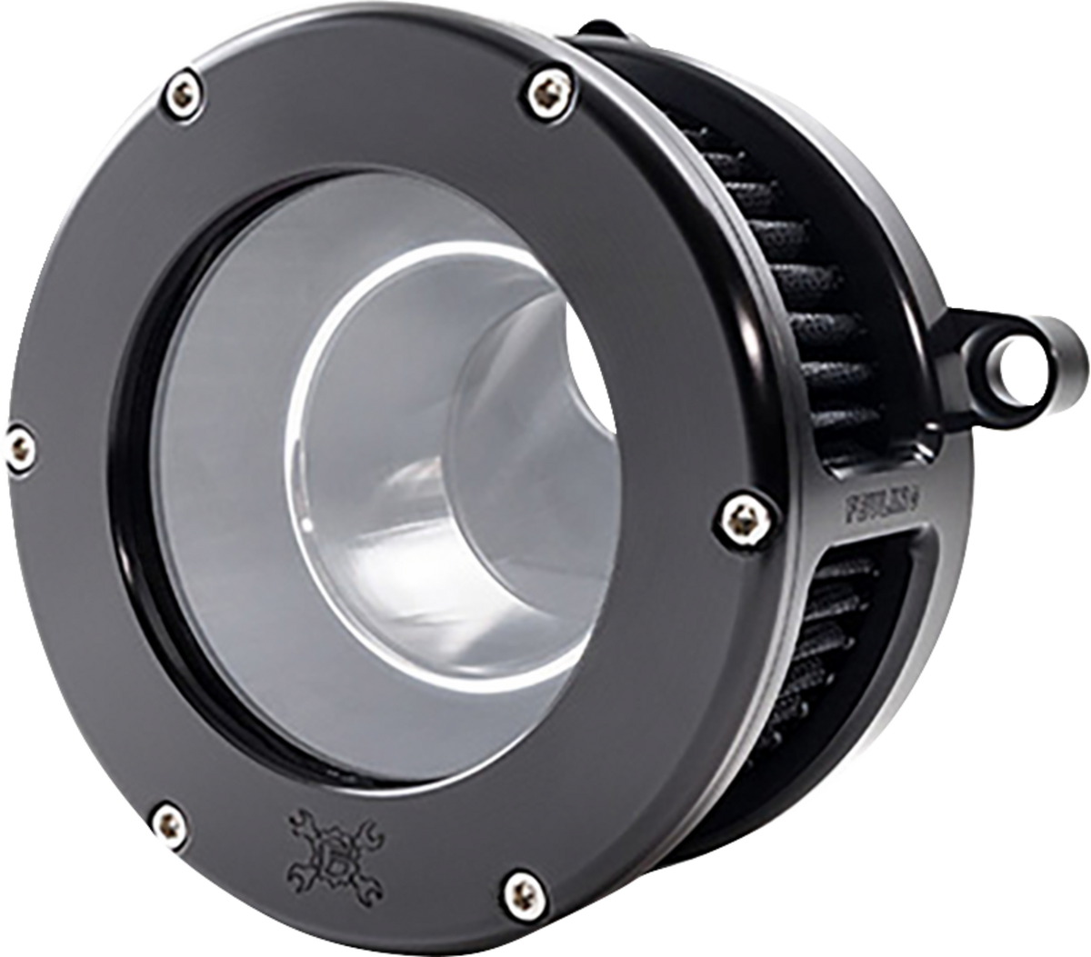 Feuling Parts BA Air Cleaner Kit - Black/Clear With Black Filter - M8