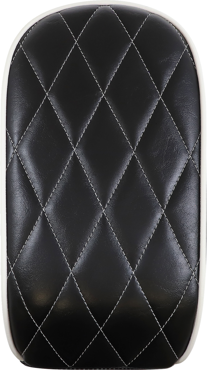 Le Pera Bare Bones Pillion Pad - White Diamond - Black - FL/FX '18-'24