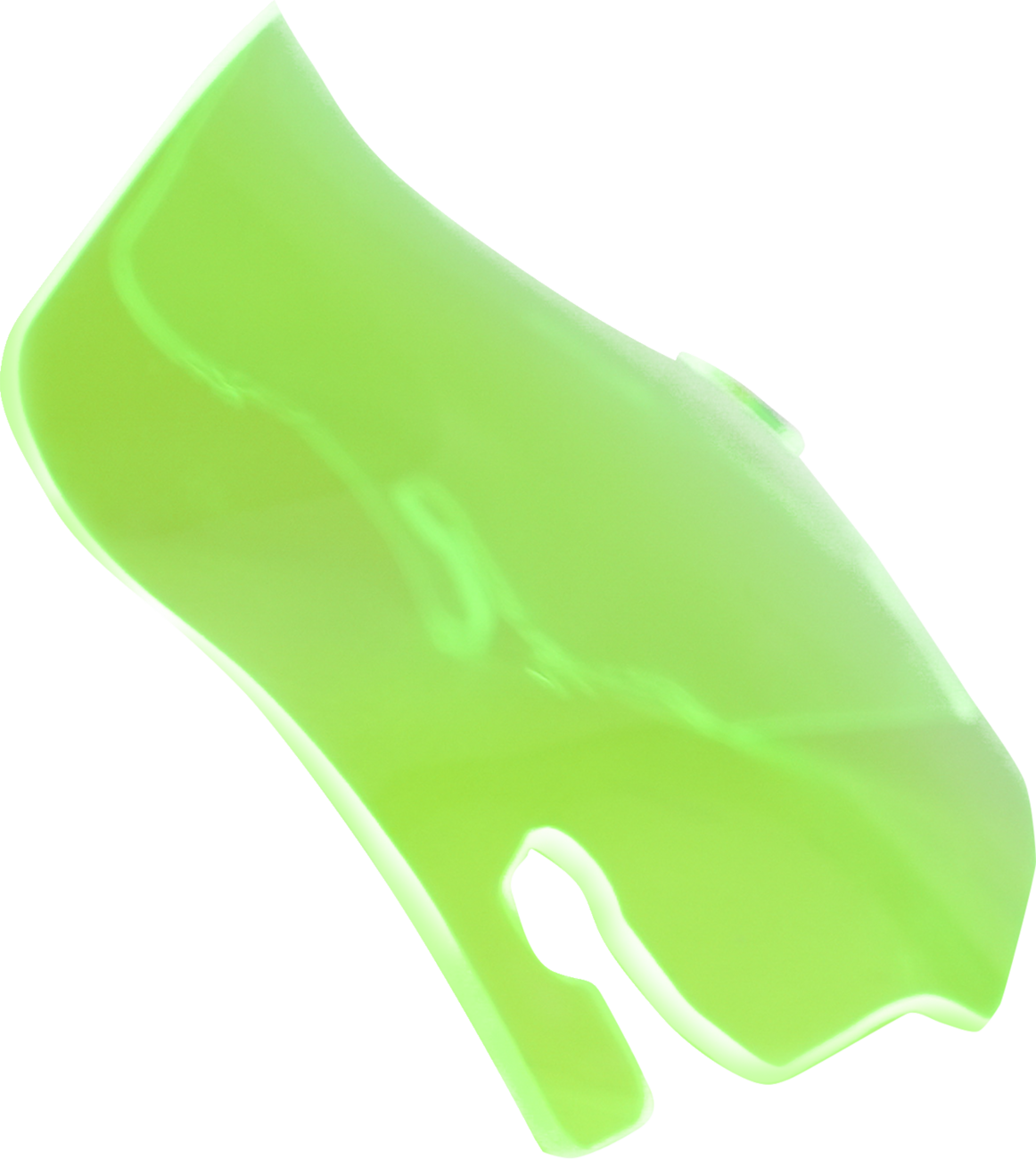 Klock Werks Ice Flare® Windshield - 3-1/2" - Green Ice - '96-'13 FLHT/FLHX