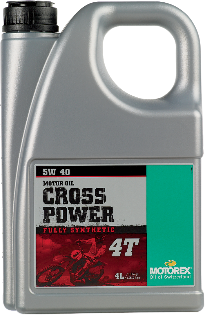 Motorex Cross Power Synthetic 4T Engine Oil - 5w-40 - 4L