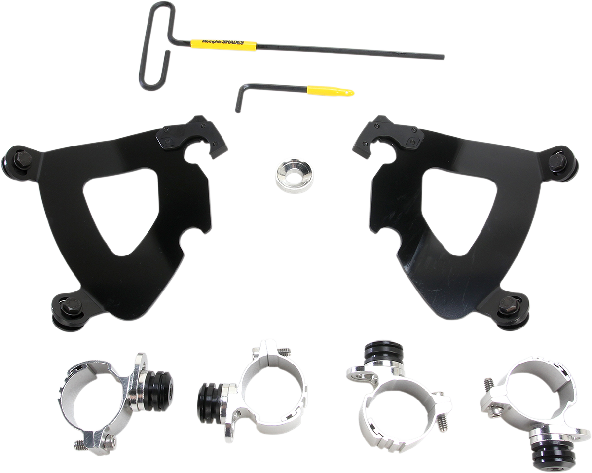 Memphis Shades Gauntlet Mounting Kit - Black - XL883