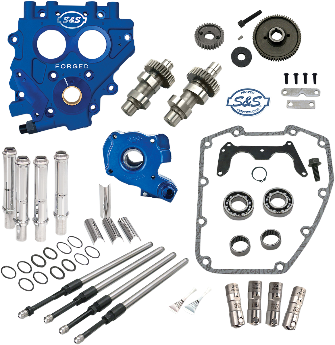 S&amp;S Cycle Cam Chest With Plate Kit - 509G - Standard Cams - Twin Cam
