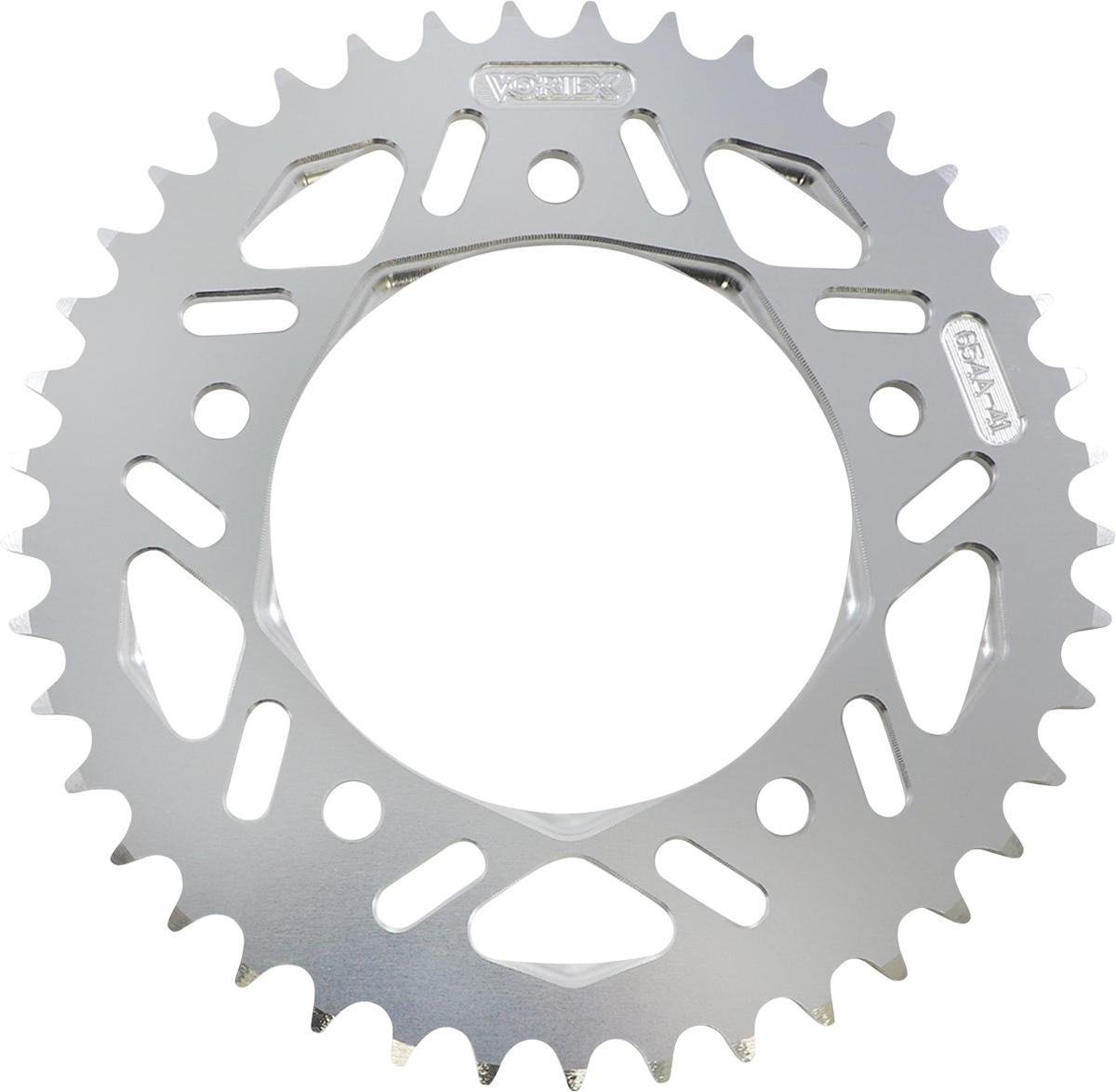Vortex Aluminum Sprocket - Silver - Rear - 41 Tooth