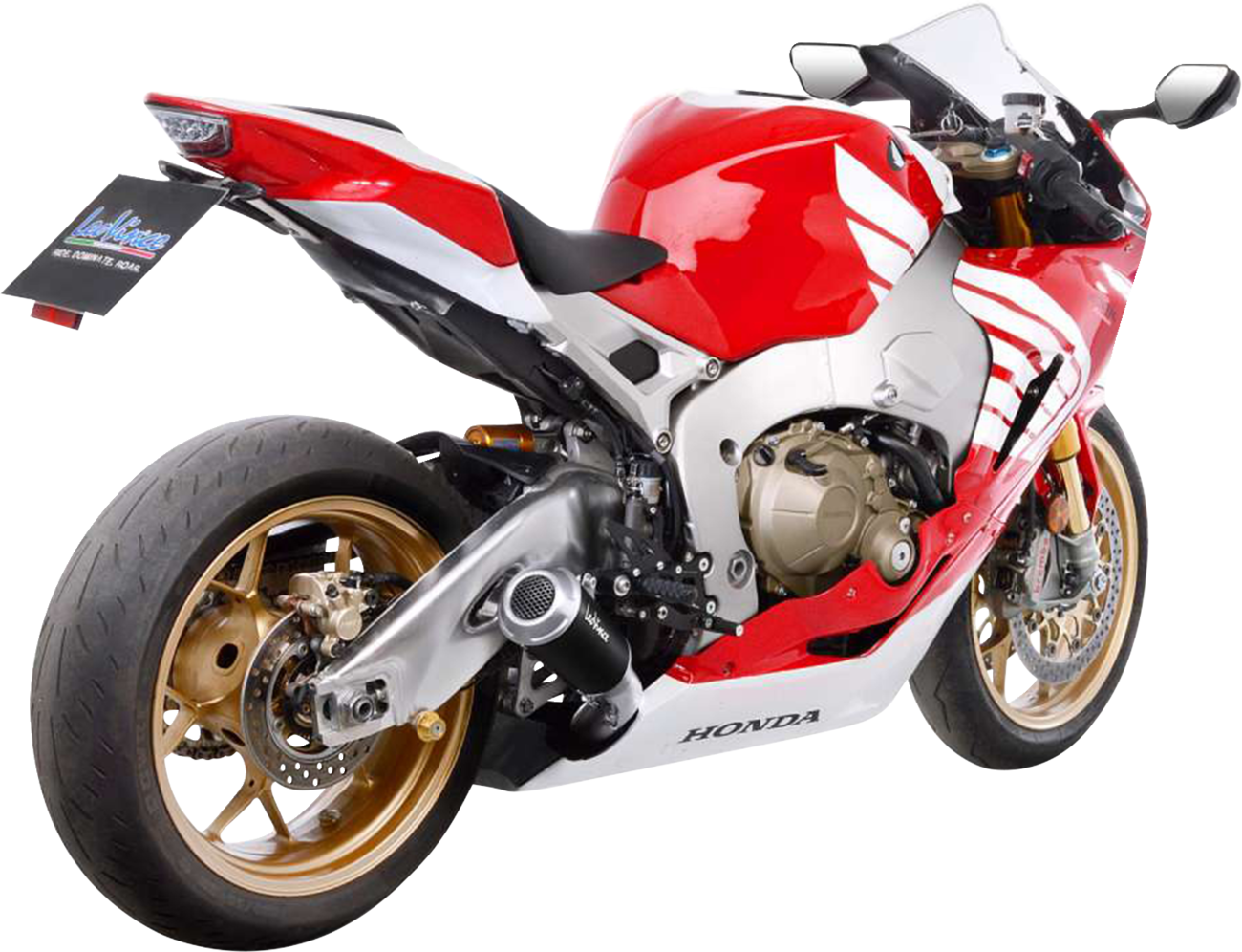 LeoVince LV-10 Slip-On Muffler - Black Stainless Steel - CBR1000RR