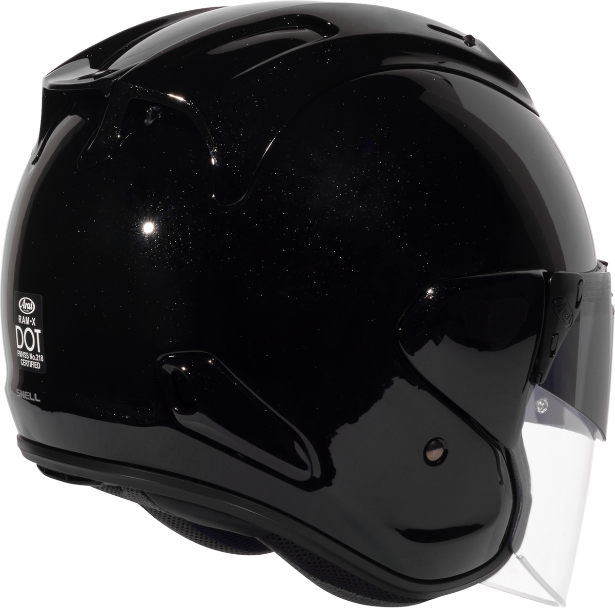 ARAI Helmets Ram-X Helmet - Black / Diamond Black / Gloss / L