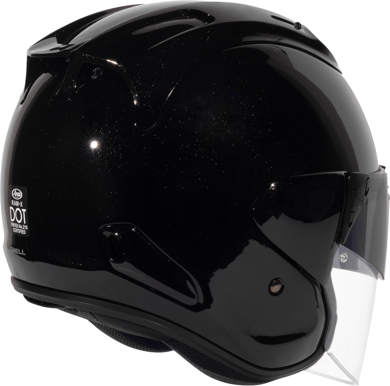 ARAI Helmets Ram-X Helmet - Black / Diamond Black / Gloss / L