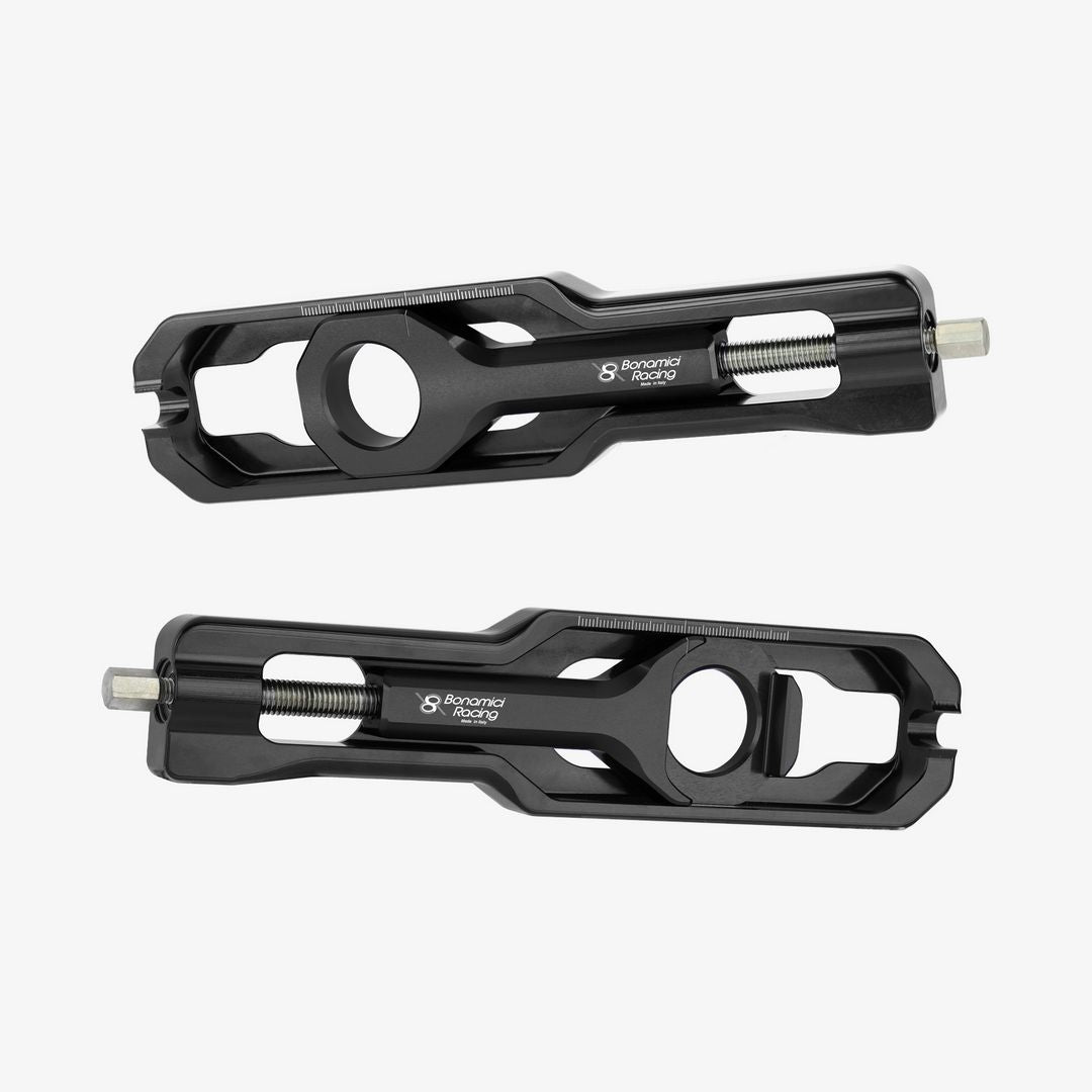 Bonamici Racing Chain Adjuster - Aprilia RSV4 - BLACK