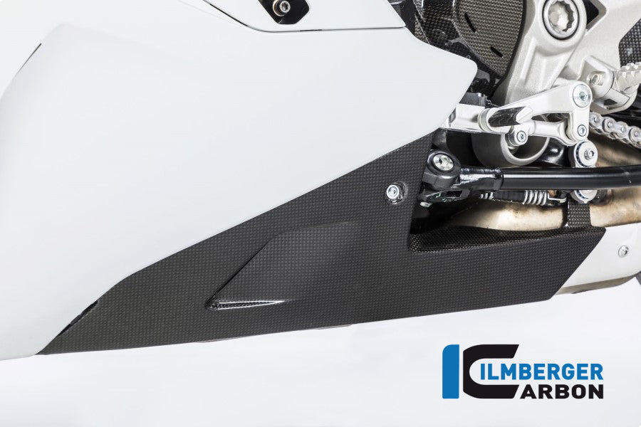 Ilmberger Carbon Rear Belly Pan Ducati Supersport 939 - Gloss