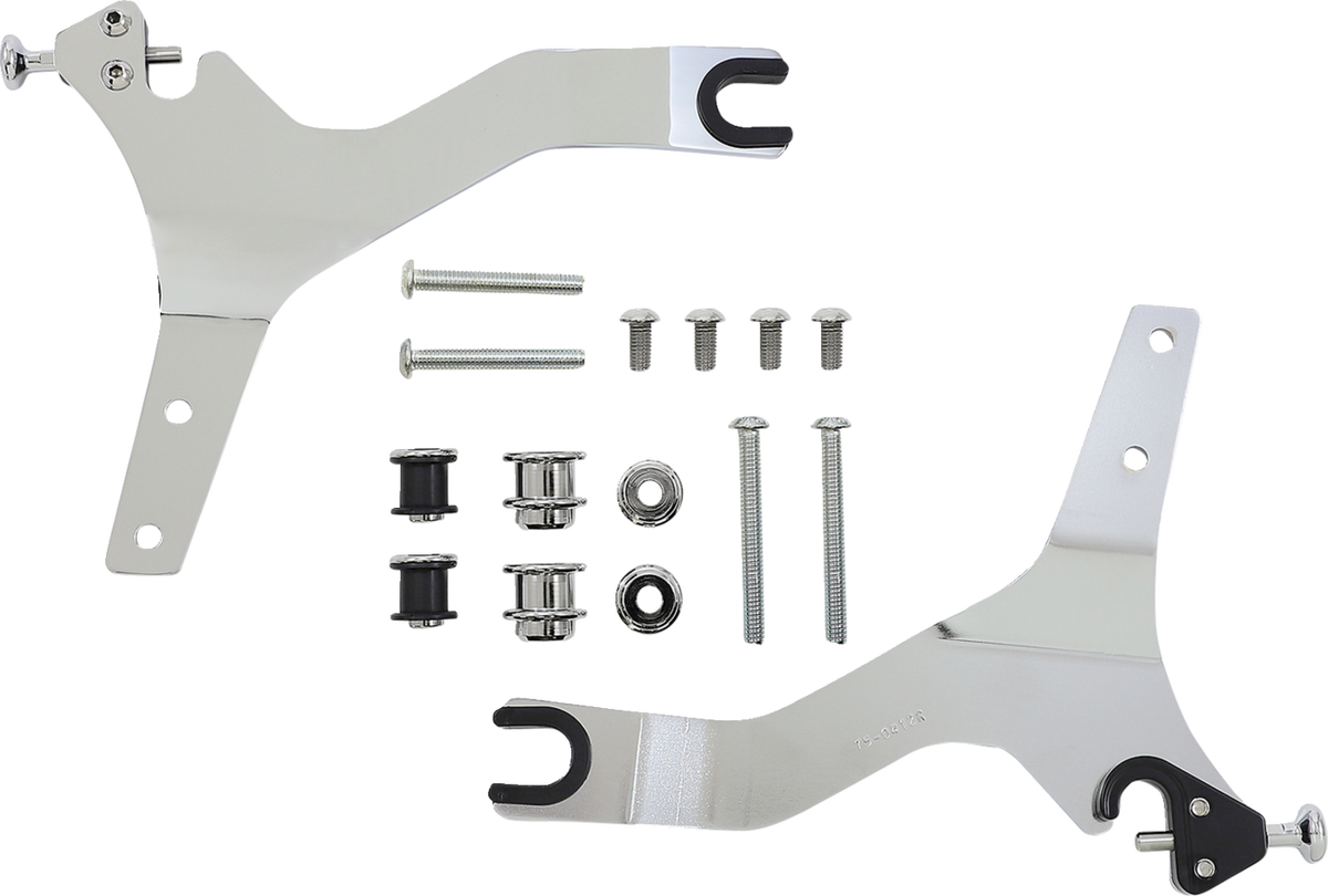 Cobra Backrest Kit - 14" - Chrome - Sportster