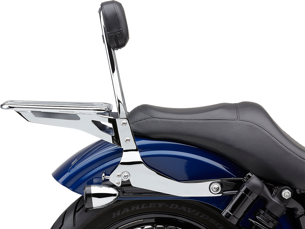 Cobra Backrest Kit - 14" - Chrome - Dyna