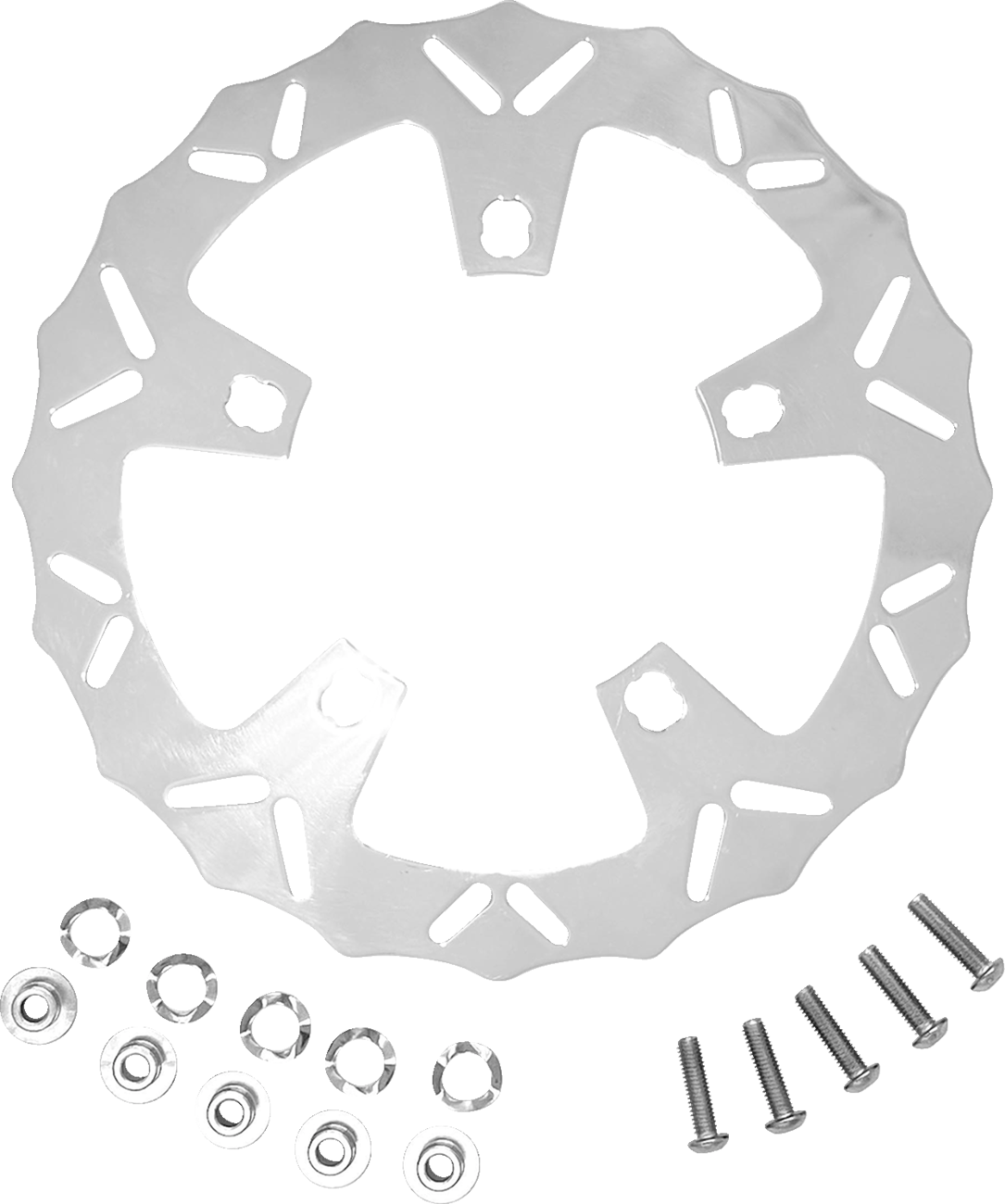 Coastal Moto Brake Rotor - 11.8" - Front - Polished - '14-'23 Touring