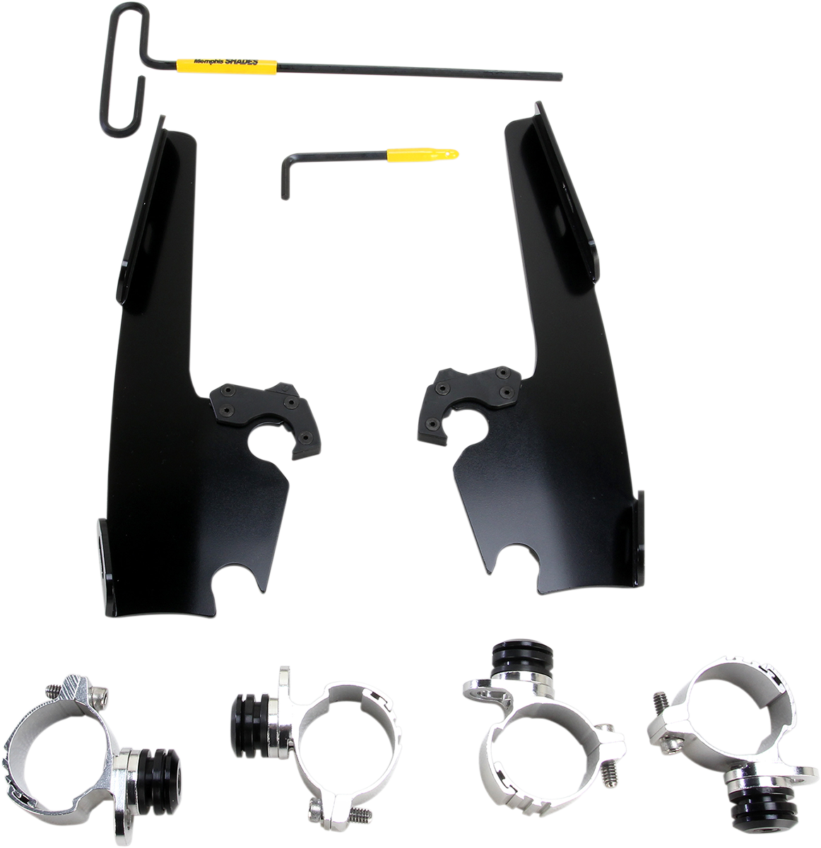Memphis Shades Fats/Slim Mounting Kit - Black - XL12C