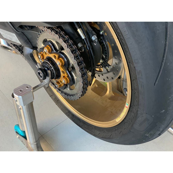 R&G Racing Rear Axle Slider Swingarm Protector for Panigale 1199 1299 V4 V4S V4R