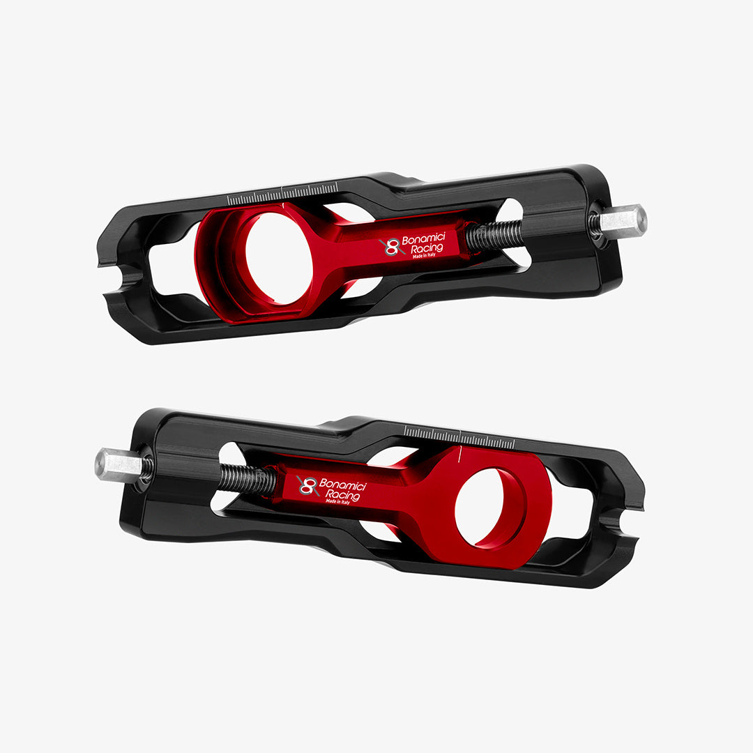 Bonamici Racing Chain Adjuster - Yamaha YZF R9 - Red