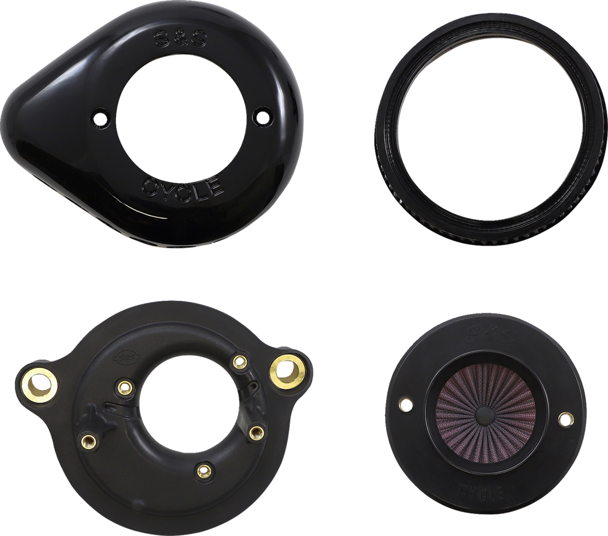 S&S Cycle Air Stinger Stealth Air Cleaner Kit - Black
