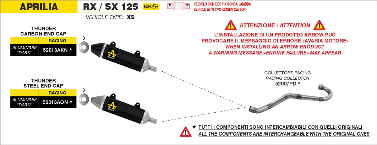 52007PD Racing Header