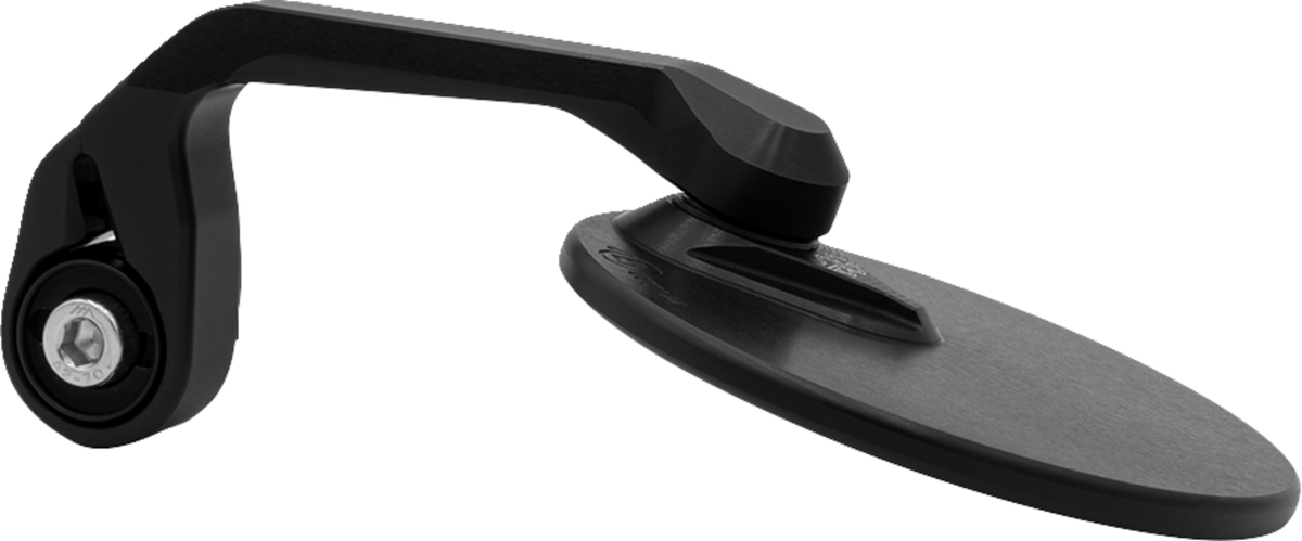 Gilles Tooling Mirror - MOON - Side View - Round - Black - Right/Left - Each