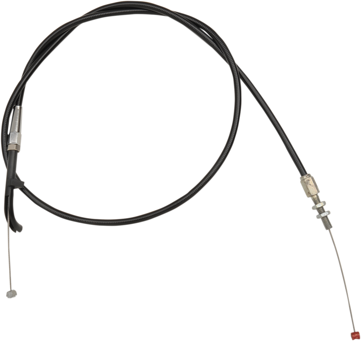 Barnett Black Vinyl Throttle Cable For Victory - +6" - '08-'16