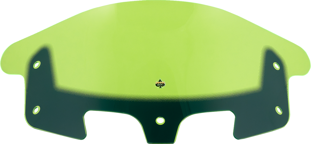 Klock Werks Ice Flare® Windshield - 10" - Green Ice - '14-'26 Indian