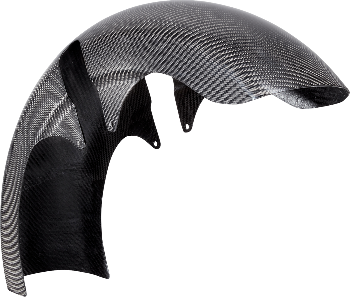 Arlen NESS 21" Front Fender - Fat Wrapper - Carbon Fiber - HD Touring '24-'25