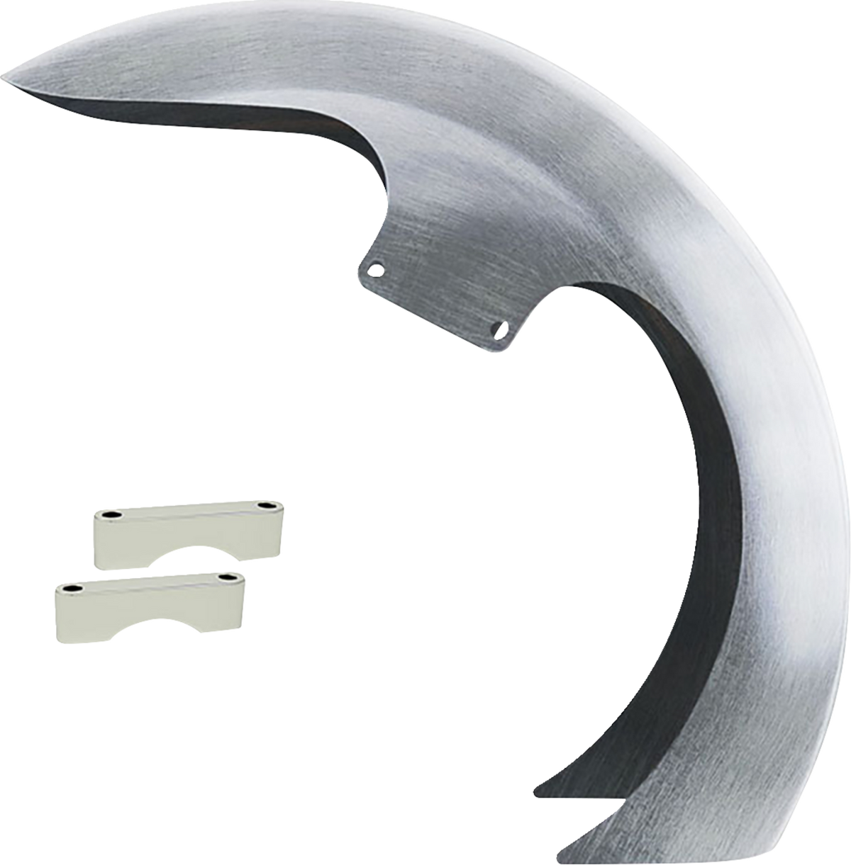 Paul Yaffe Bagger Nation DEI Front Fender - 16"-19" Wheel - With Chrome Adapters - HD Touring