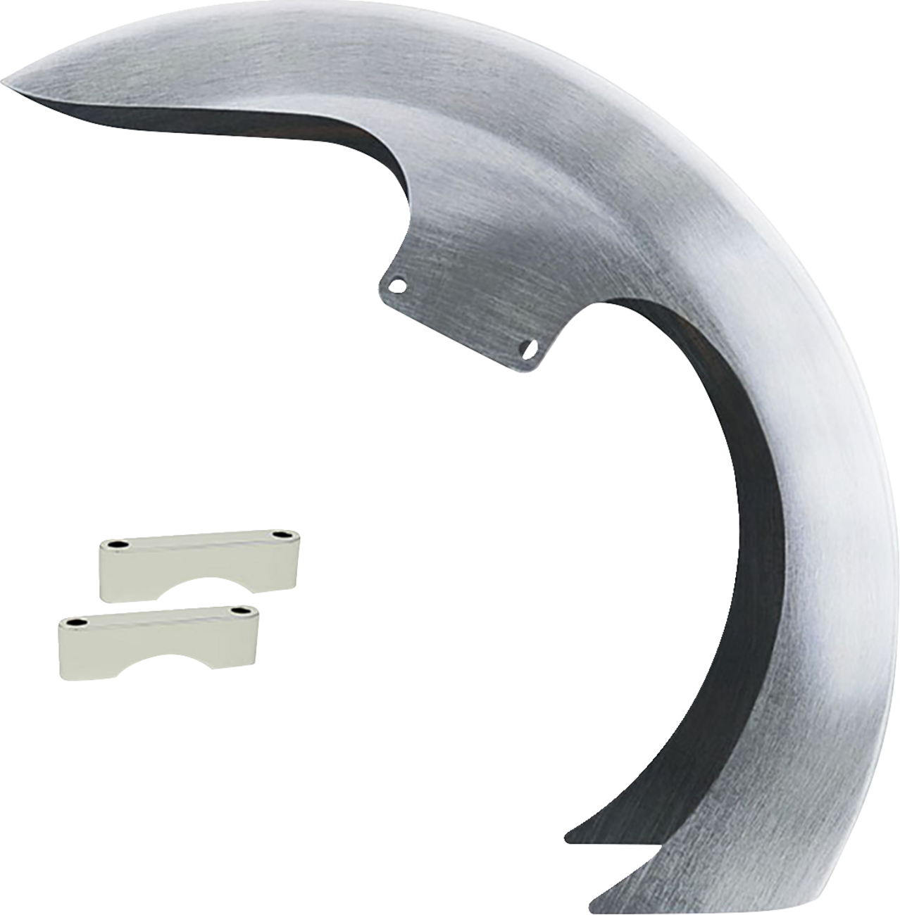 Paul Yaffe Bagger Nation DEI Front Fender - 16"-19" Wheel - With Chrome Adapters - HD Touring