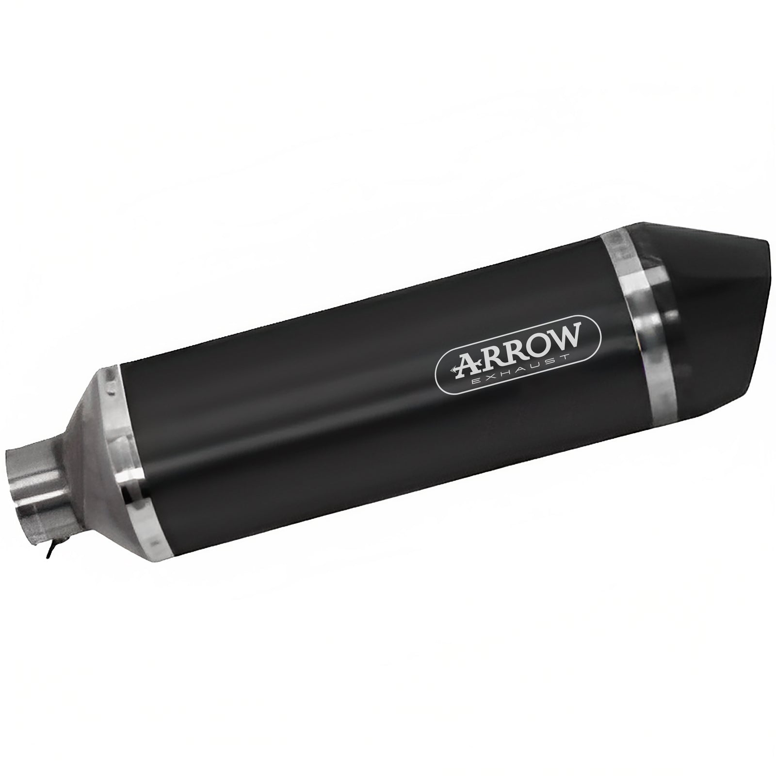 Arrow 71883AKN Race-Tech Aluminium Dark Slip On With Carbon End Cap