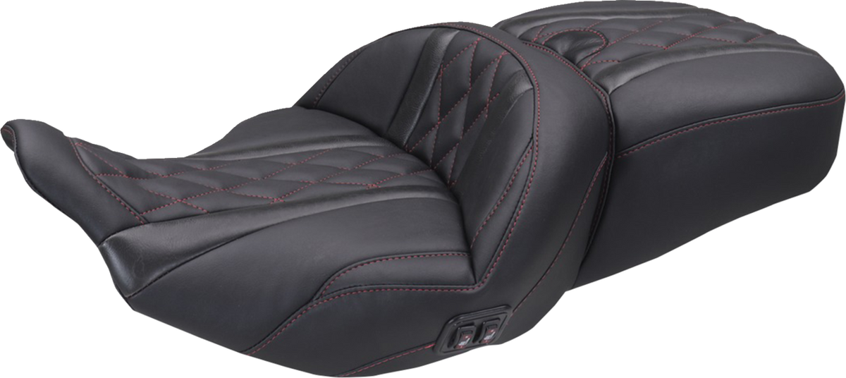 Mustang Heated Super Touring One Piece 2-Up Seat