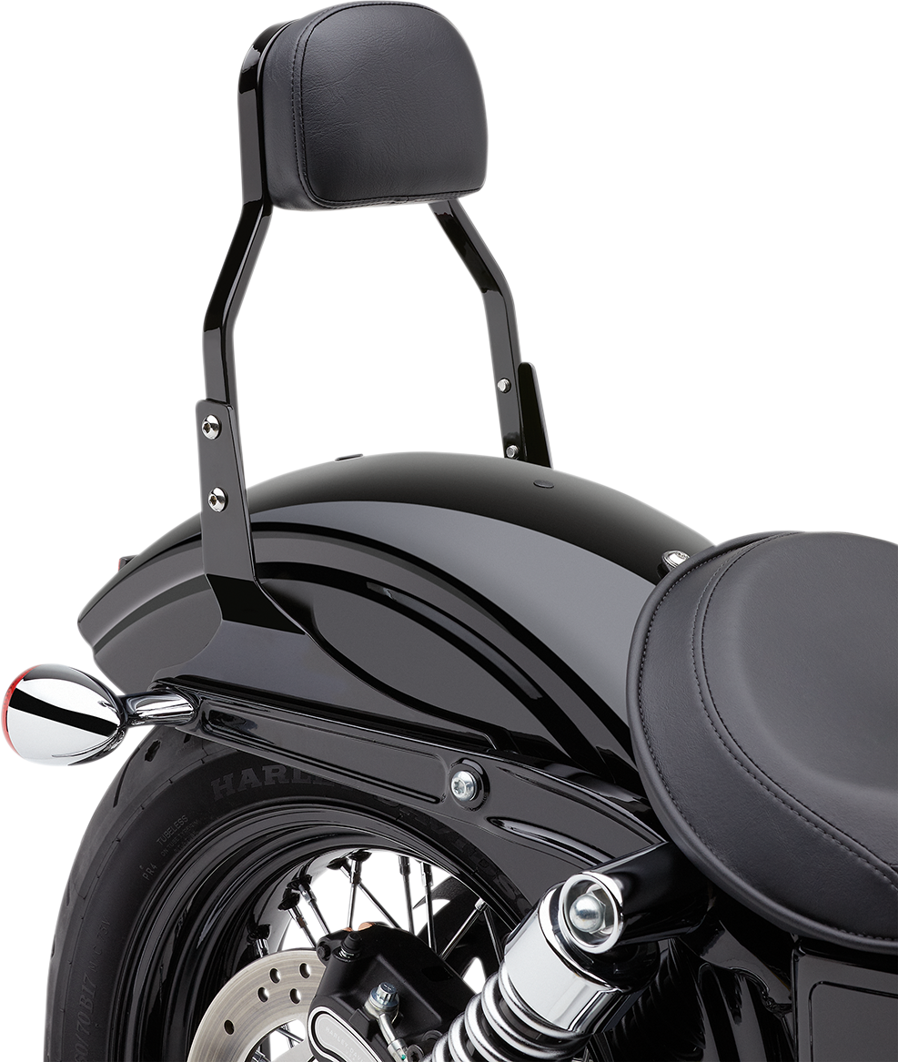 Cobra Mini Sissy Bar - Black - Softail