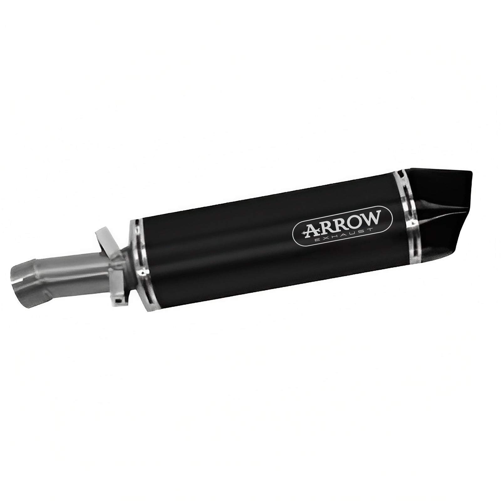 Arrow 71838AKN Maxi Race-Tech Aluminium Dark Slip On With Carbon End Cap