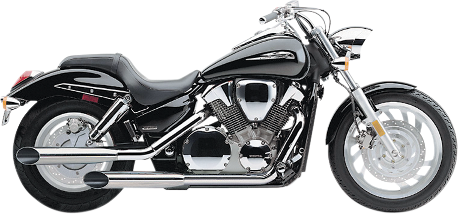 Cobra Complete Slip-On Mufflers - Slash-Cut - VTX1300C