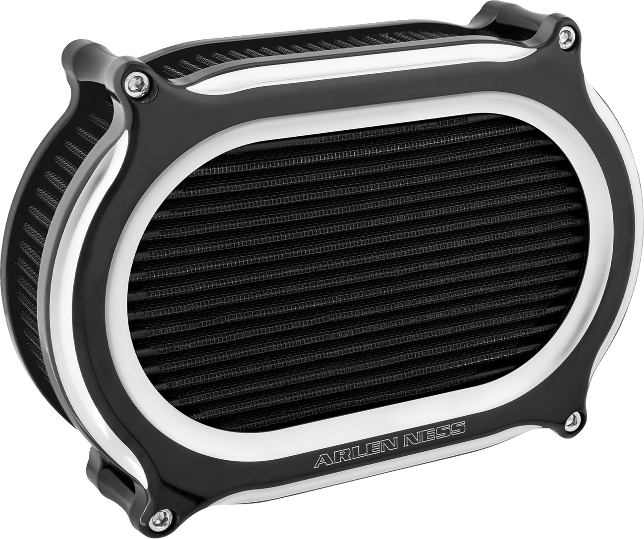Arlen NESS Stage 2 Oval Air Cleaner Kit - Black