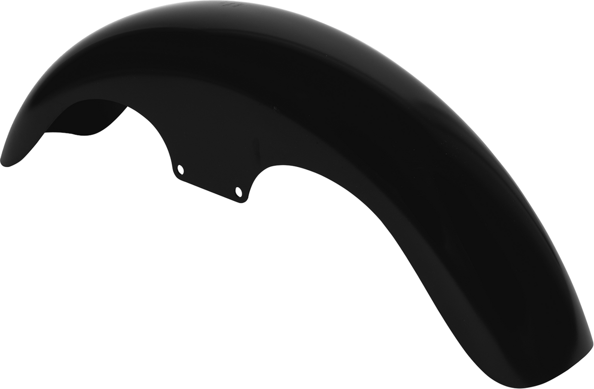 Klock Werks Klub Front Fender - Black - 19" - HD Softail
