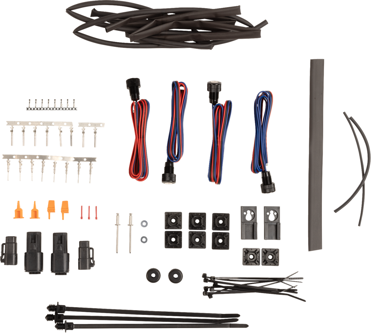 Paul Yaffe Bagger Nation Lightning Bolts Kit - Run/Brake/Turn - Black