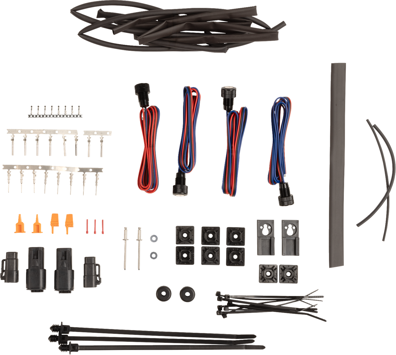 Paul Yaffe Bagger Nation Lightning Bolts Kit - Run/Brake/Turn - Black