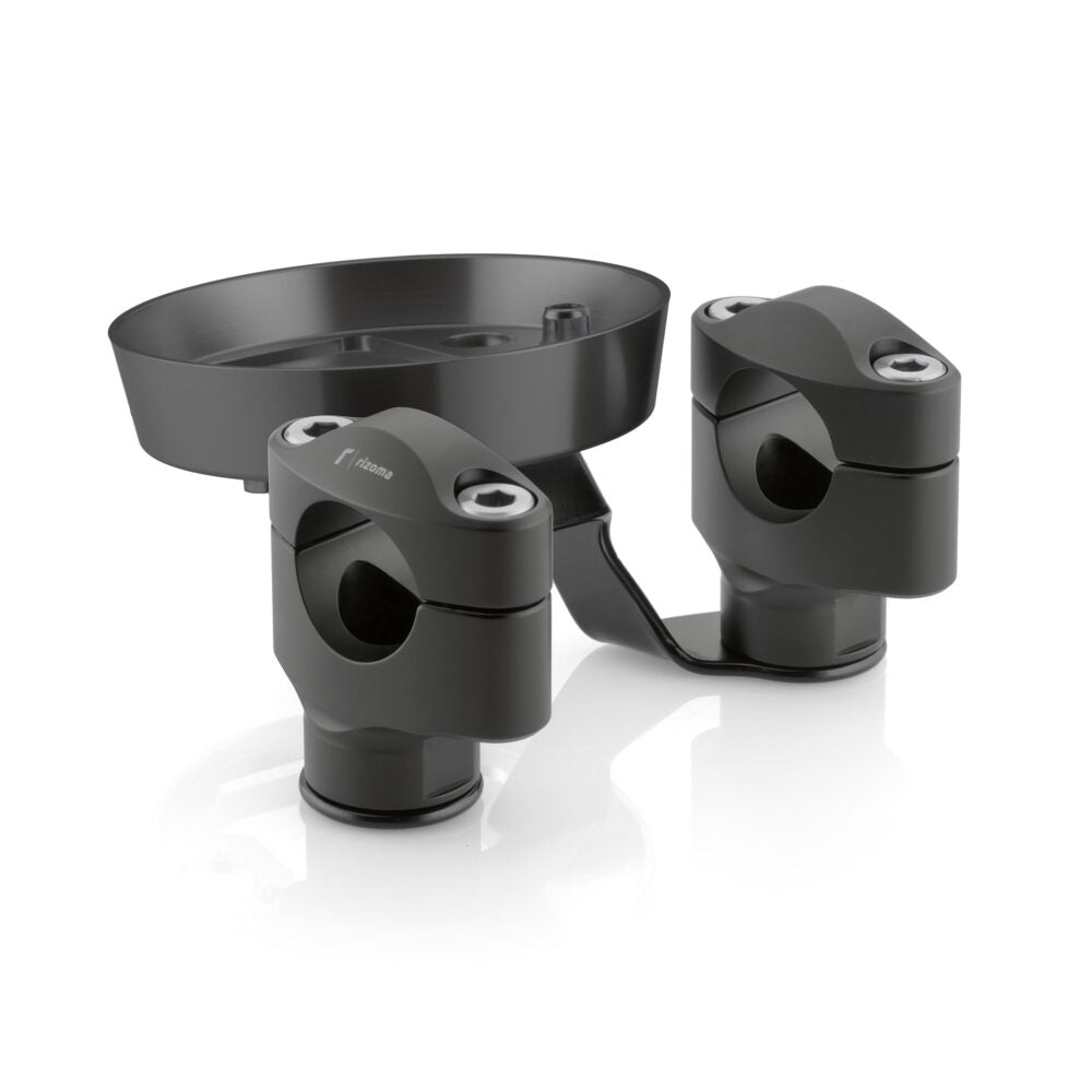 Rizoma Upper Riser Clamps For Conical Handlebars