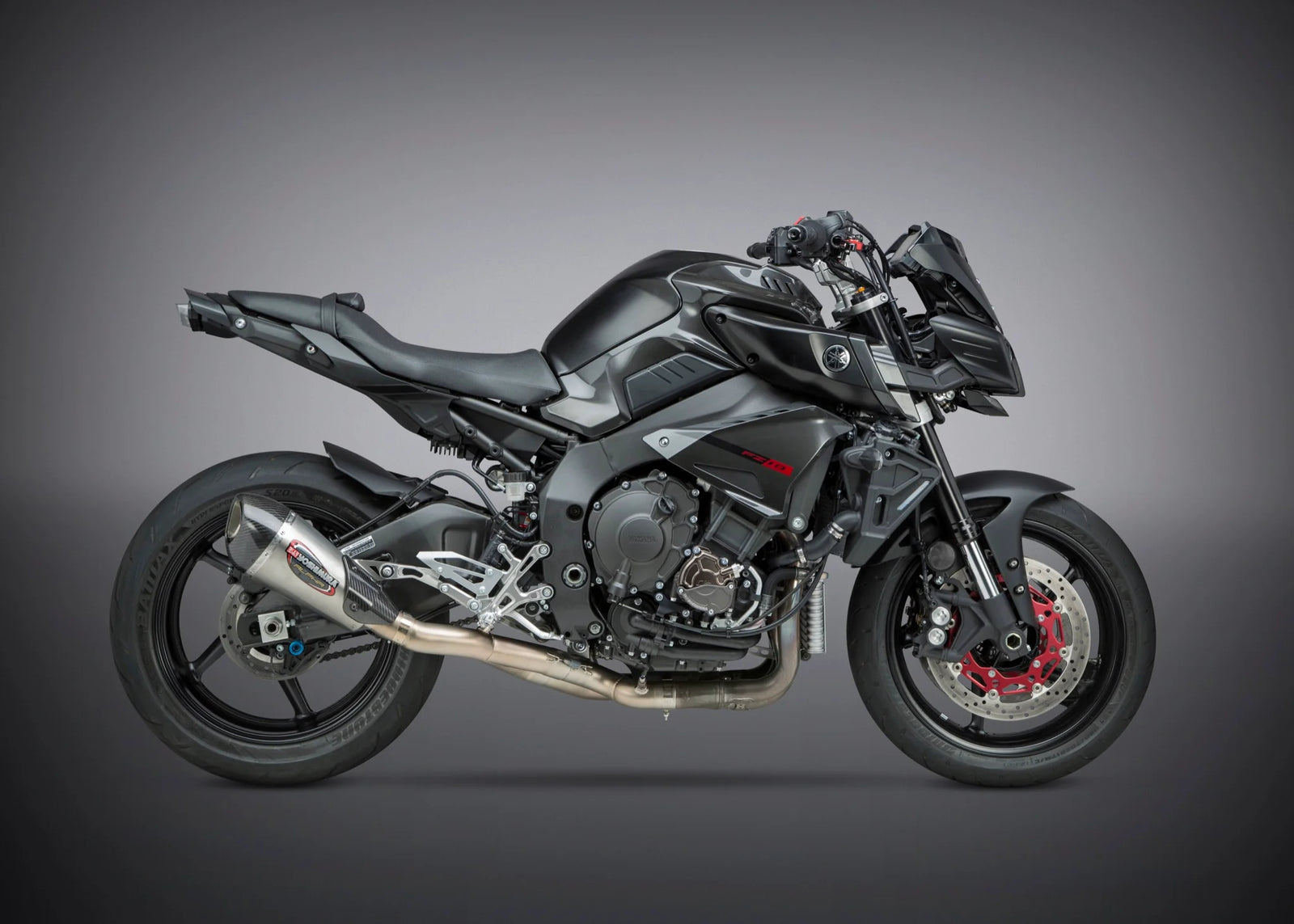 Yoshimura FZ-10 17/MT-10 18-21 Race ALPHA T Stainless 3/4 Exhaust, W/ Stainless Muffler
